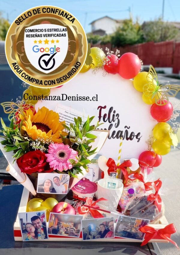 DESAYUNO ARCO GLOBOS .- $42.000