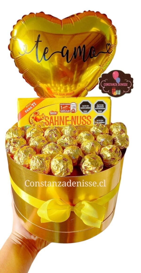 🍫✨ BOUQUET DORADO DE BOMBONES ✨💛$25.000_