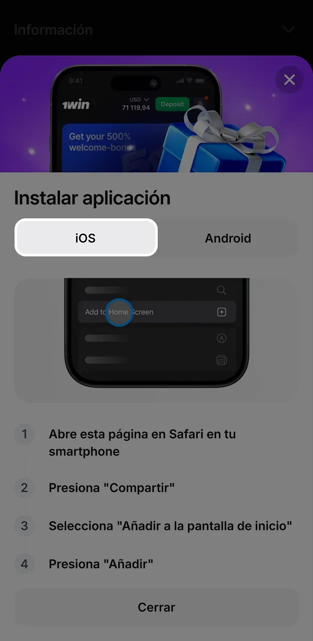 Empieza a descargar la aplicación para jugar a Crazy Time en 1win.