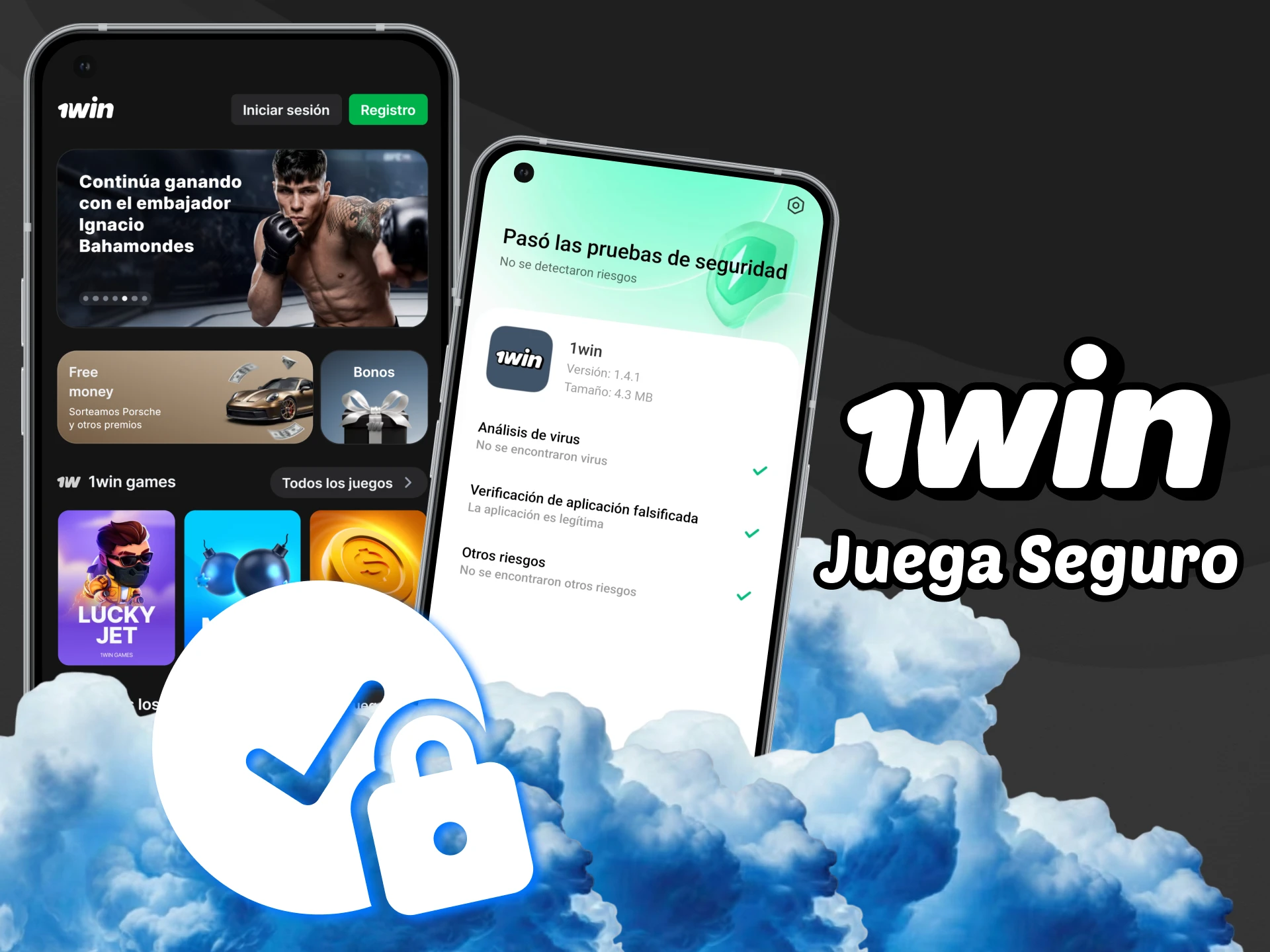 Manténgase seguro mientras juega en la aplicación oficial de 1win.
